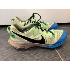 Nike Zoom Terra Kiger 6 Barely Volt Blue Running Shoes Sneakers Size 11 / EU 45